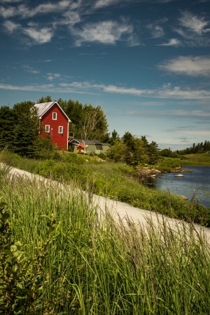 Barn and Pond